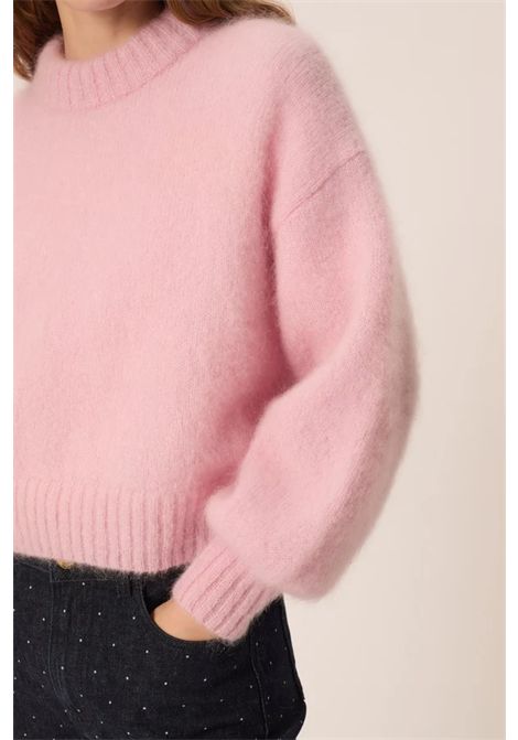 Des Petits Hauts Women's Alex Dragée Cropped Kid Mohair & Merino Wool Jumper Des Petits Hauts |  | 1H26000111026
